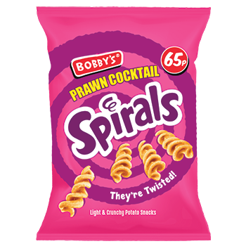 Bobby's Prawn Cocktail Spirals 28g