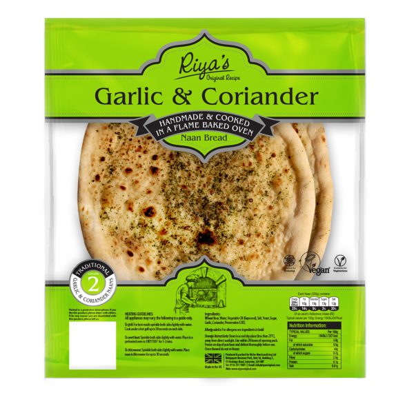 Garlic and Coriander Naan Bread