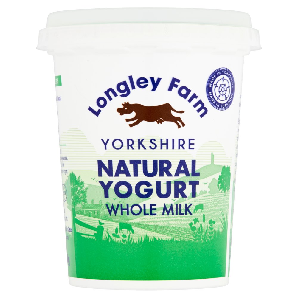 Longley Farm Natural Whole Milk Yogurt 450g