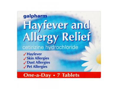 Galpharm Hayfever & Allergy Relief 7 Tablets (MEDICINE):
