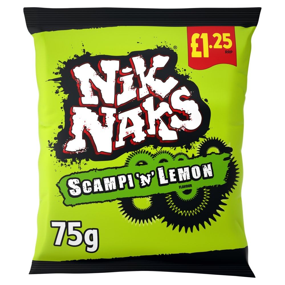 Nik Naks Scampy Lemon 75g