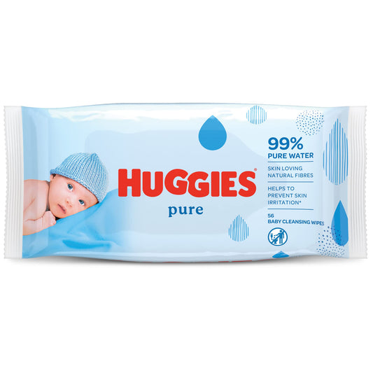 Huggies Pure 48 Baby Wipes (CHILDCARE)