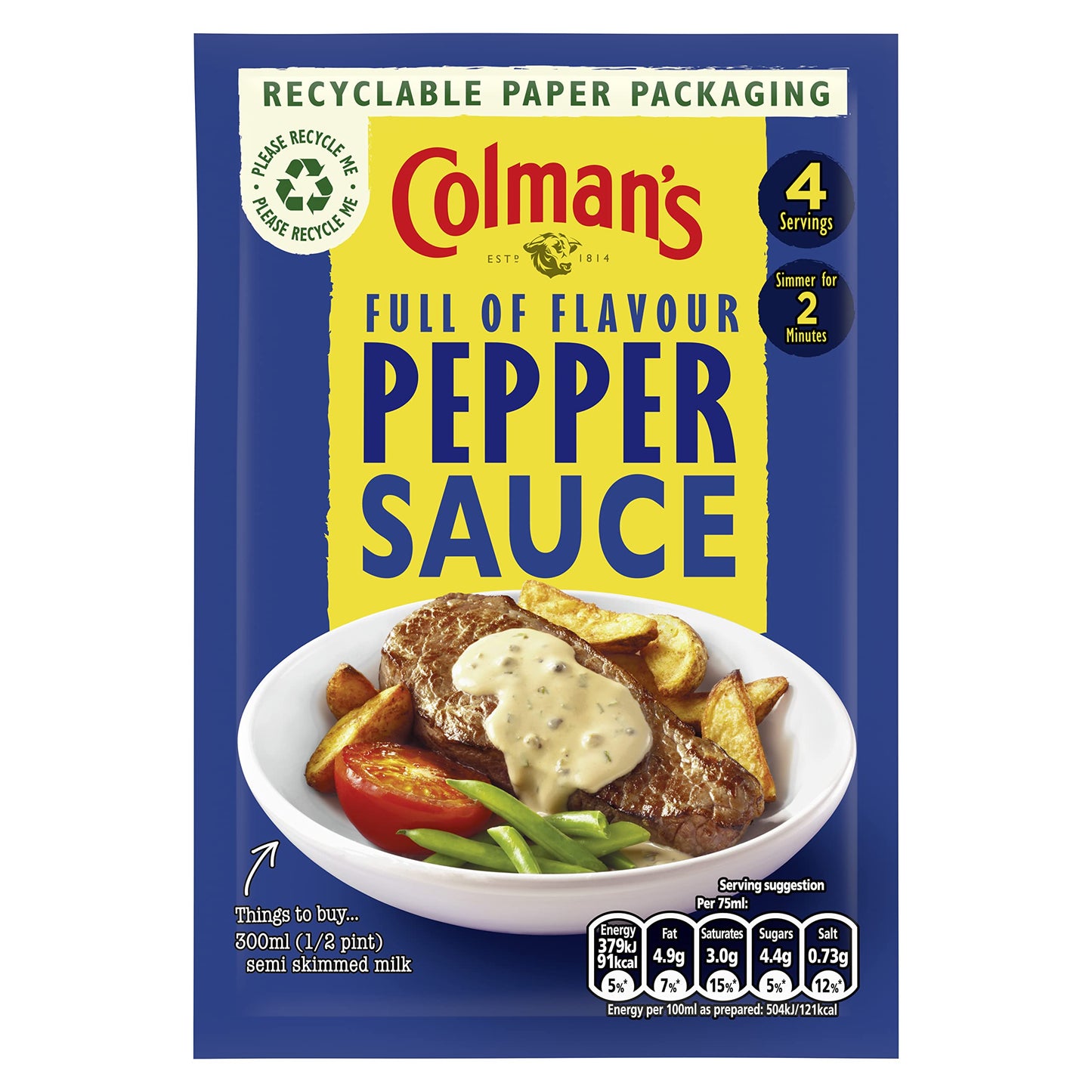 Colman's Pepper Sauce 40g