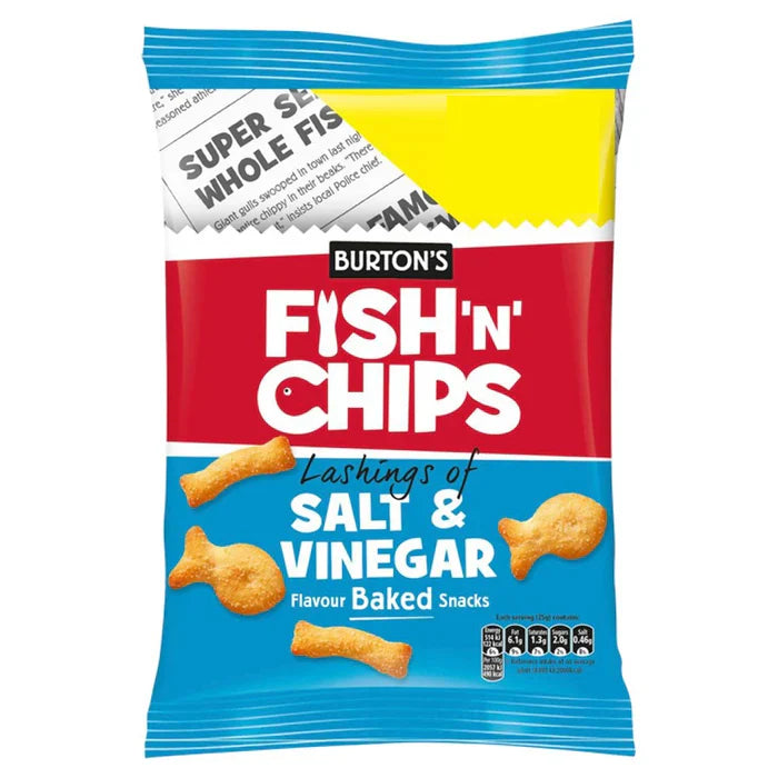Burtons Fish n Chips Salt & Vinegar 110g