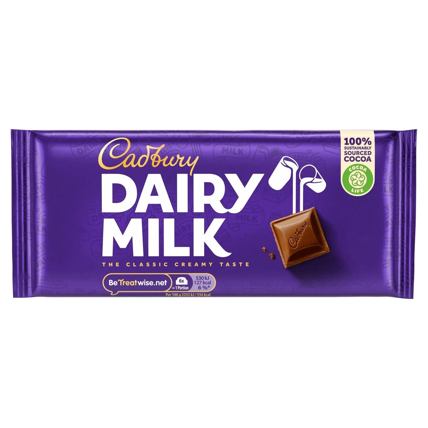 Cadbury Dairy Milk Chocolate Block 95g (CONFECTIONERY)