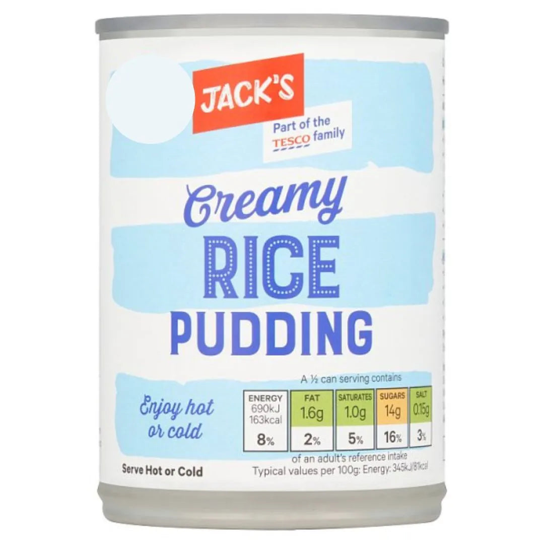 Jack's Creamed Rice Pudding 400g