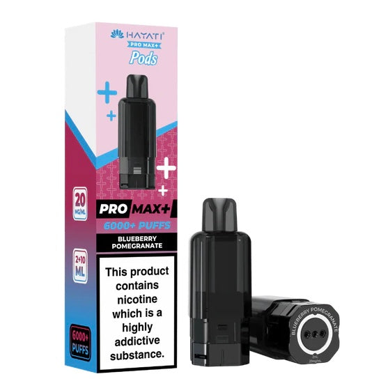 Hayati Pro Max+ 6000+ Puffs Blueberry Pomegranate Pods