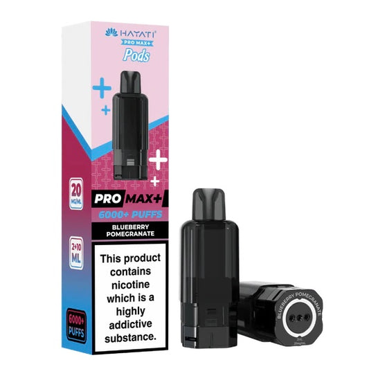 Hayati Pro Max+ 6000+ Puffs Blueberry Pomegranate Pods