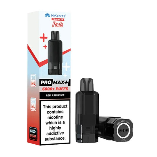 Hayati Pro Max+ 6000+ Puffs Red Apple Ice Pods
