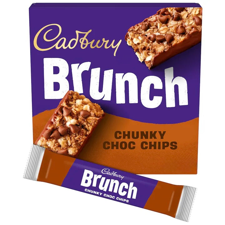 Cadbury Brunch Chunky Chocolate Chips 4 Bars