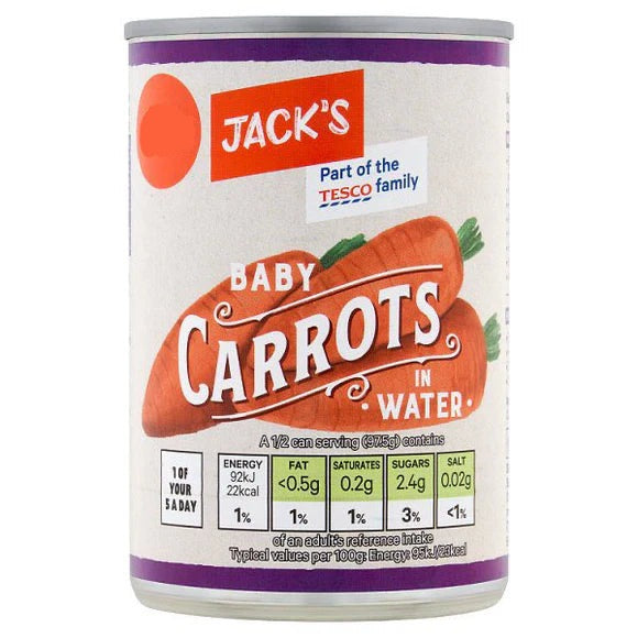 Jack's Baby Carrots 300g
