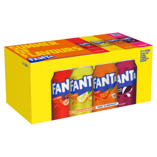 Fanta Summer of Flavours 8x330ml