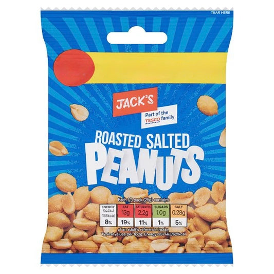 Jack’s Roasted Salted Peanuts 75g
