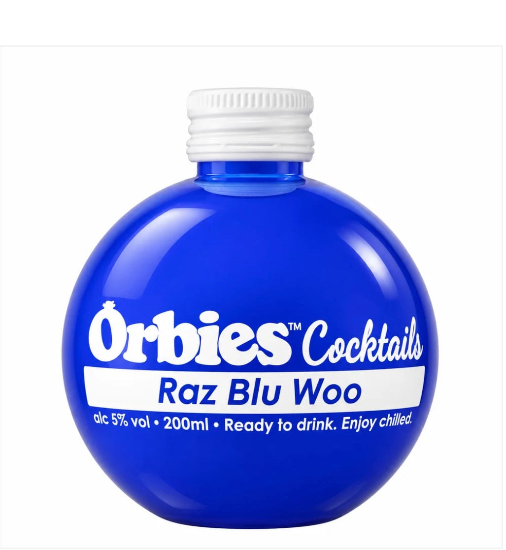 Orbies Cocktails Raz Blu Woo 200ml