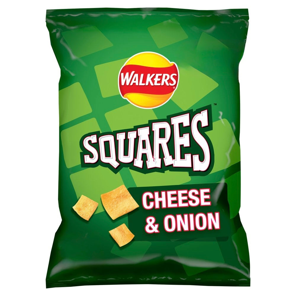 Walkers Squares Cheese & Onion 72g