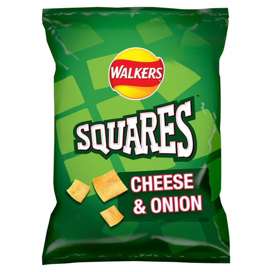 Walkers Squares Cheese & Onion 72g
