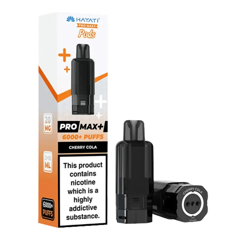 Hayati Pro Max+ 6000+ Puffs Cherry Cola Pods