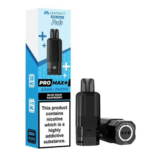 Hayati Pro Max+ 6000+ Puffs Mad Blue Pods