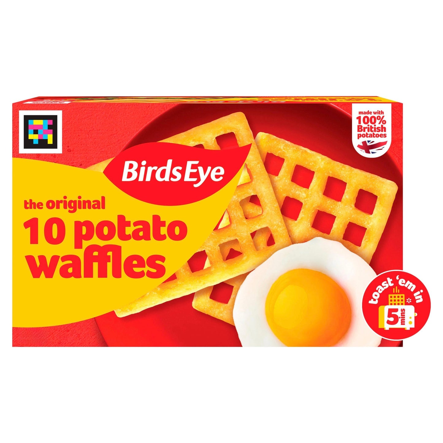 BirdsEye 10 Potato Waffles 567g (FROZEN)