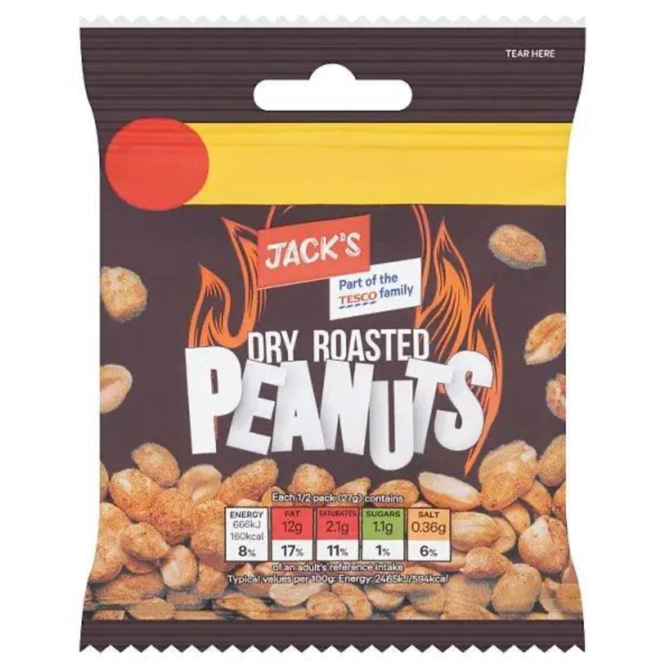 Jack's Dry Roasted Peanuts 55g