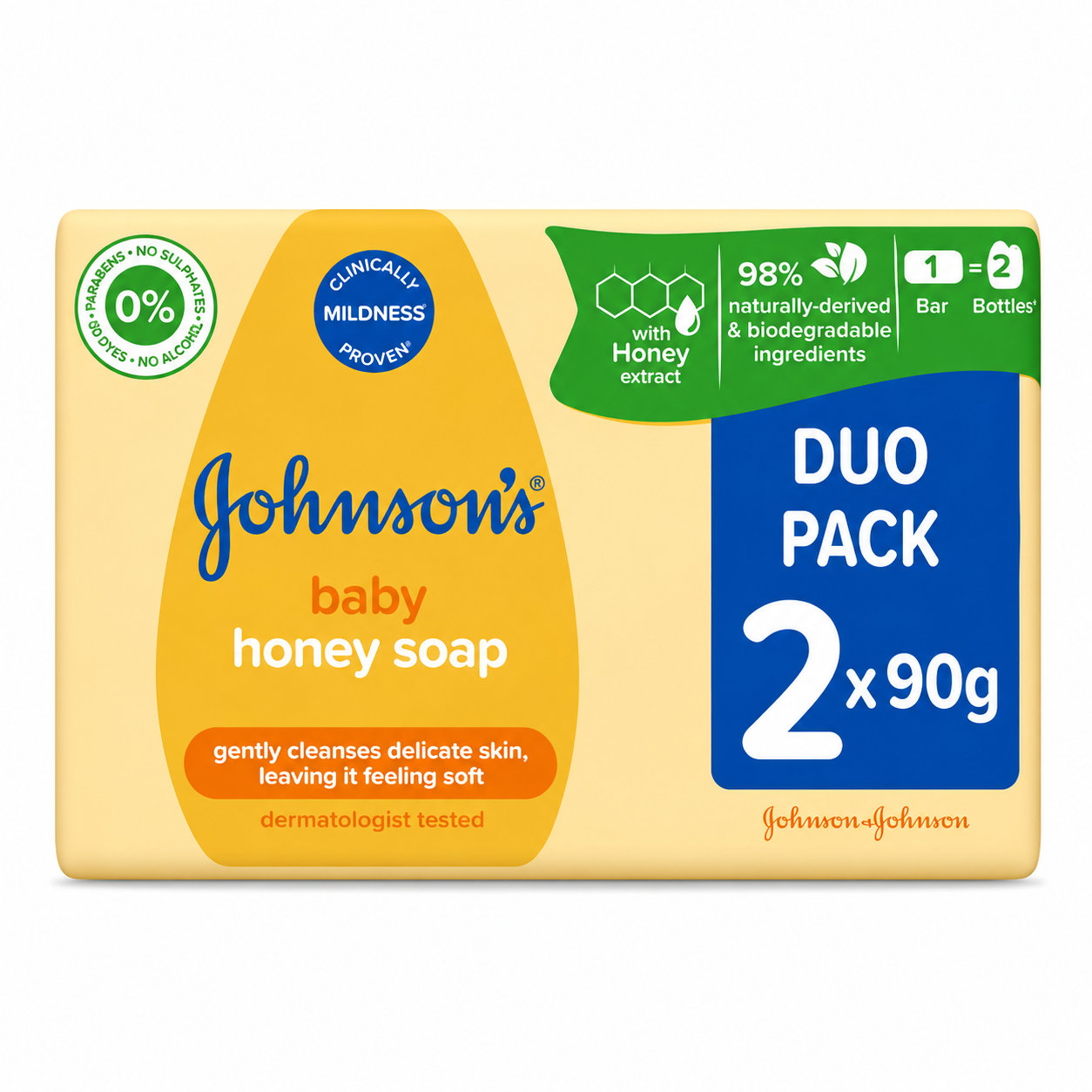 Johnson’s Baby Honey Soap Duo Pack 2x90g