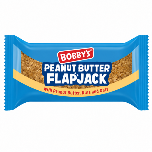 Bobby's Peanut Butter Flapjack with Peanut Butter, Nuts and Oats 90g