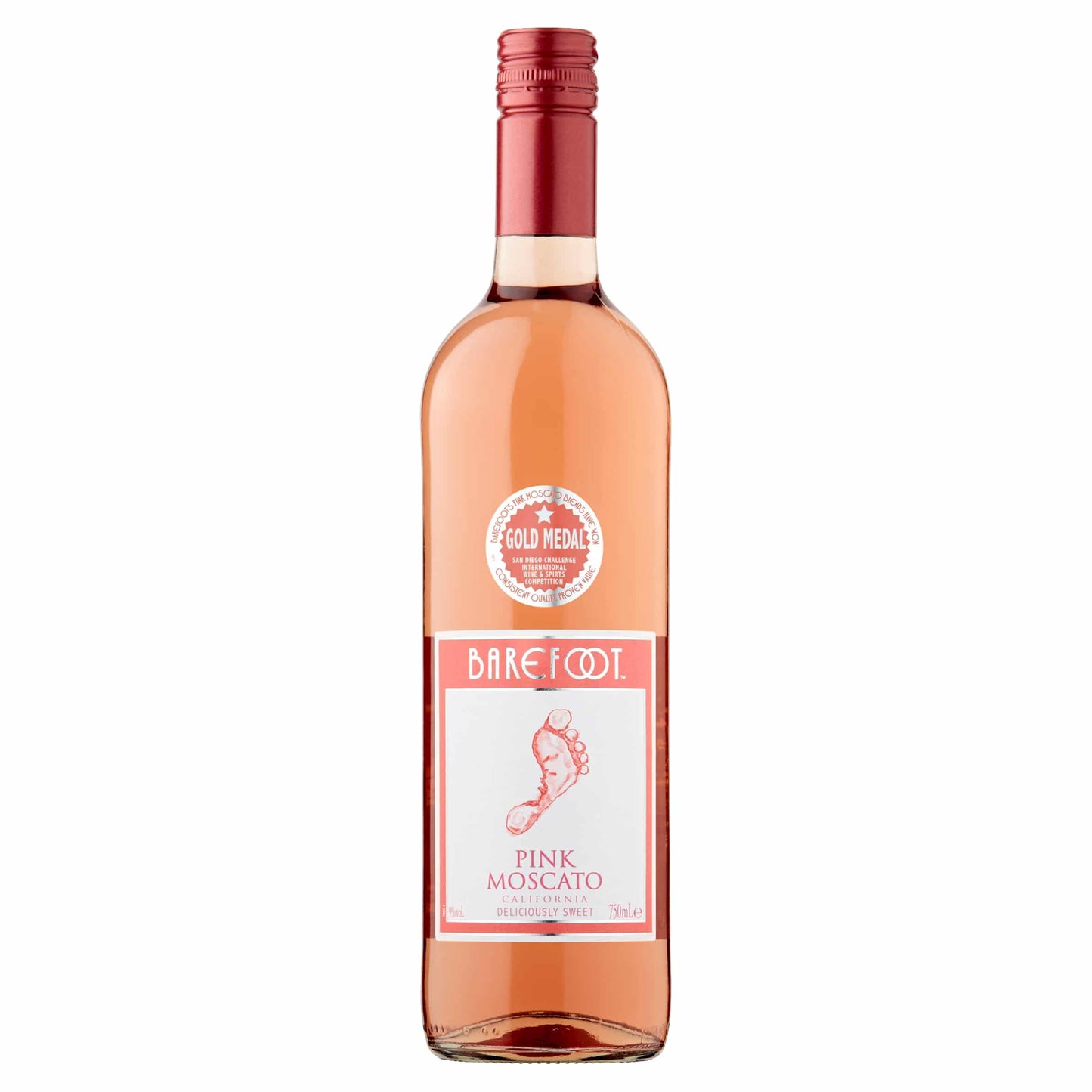 Barefoot Pink Moscato Wine 75cl (ALCOHOL)