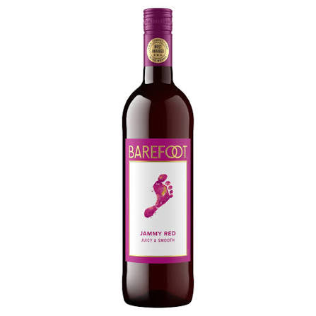 Barefoot Jammy Red 75cl