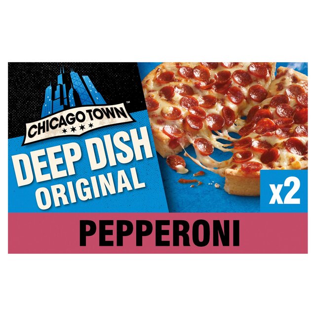 Chicago Town 2 Pepperoni Pizza 310g
