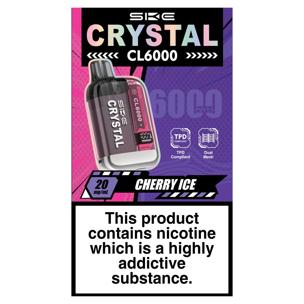 SKE Crystal CL6000 Cherry Ice