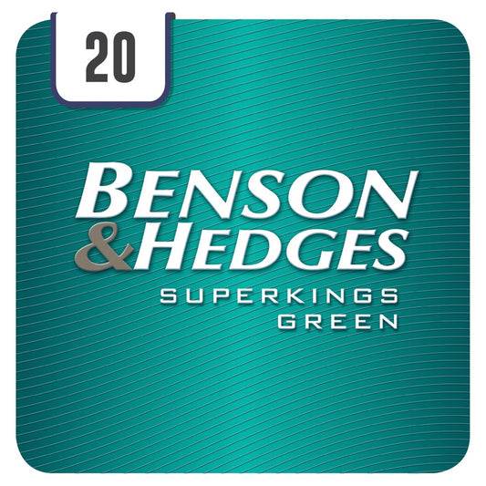 Benson & Hedges Green 20 Superkings