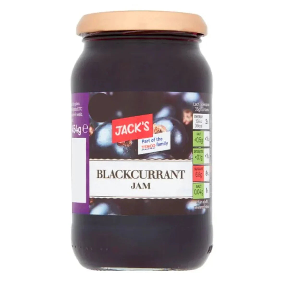 Jack's Blackcurrant Jam 454g