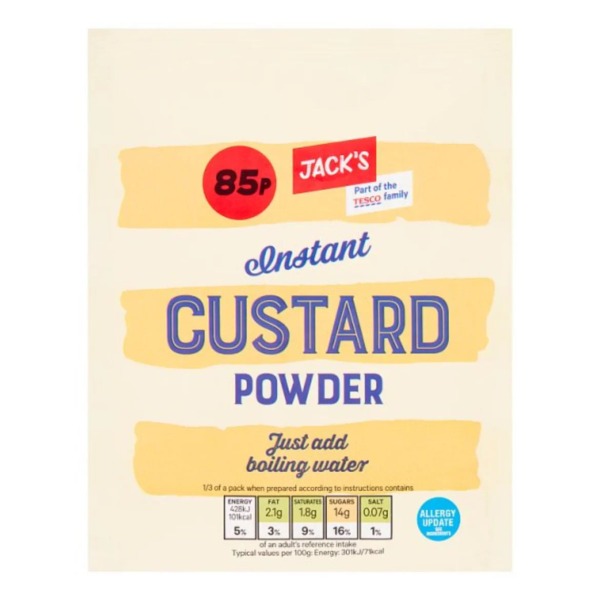 Jack's Instant Custard Powder 72g