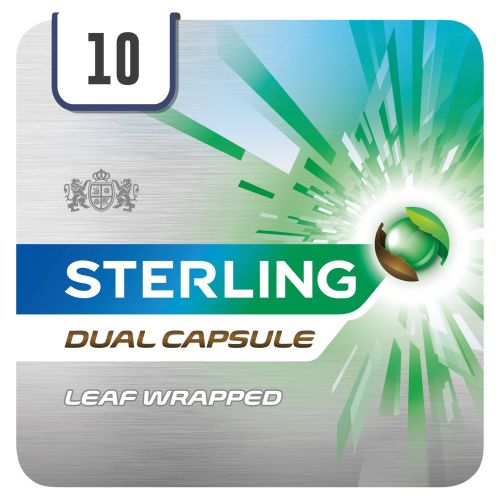 Sterling Dual Leaf Wrapped 10s