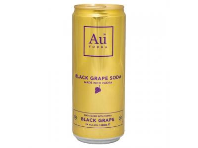 Au Vodka Black Grape Soda 330ml