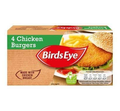 BirdsEye 4 Chicken Burgers 200g