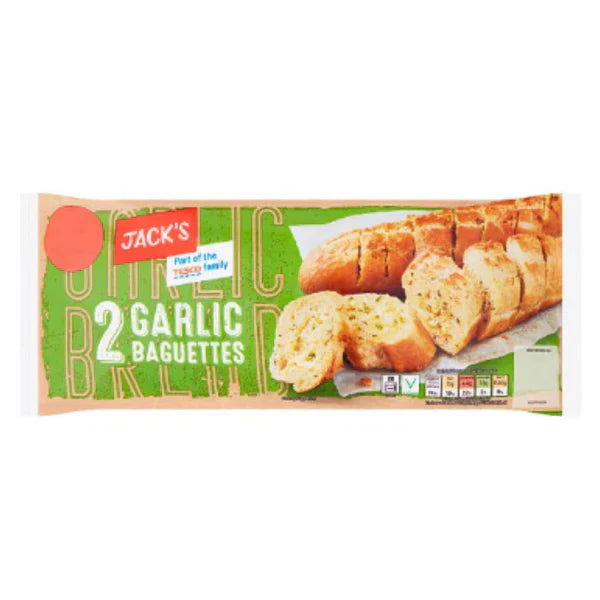 Jack's 2 Garlic Baguettes 338g